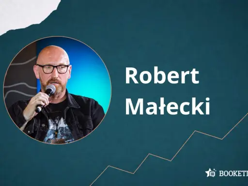 Robert Małecki, autor bestsellerów, w rozmowie o kolejności czytania jego książek.