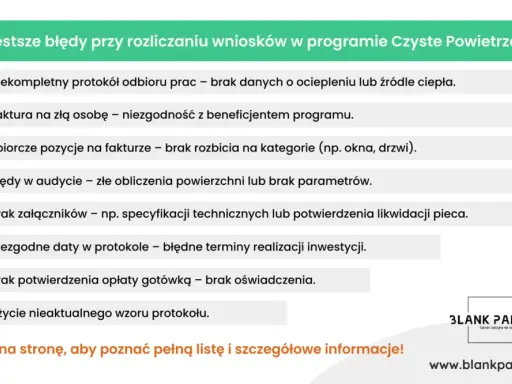 Czyste Powietrze: Wniosek o płatność. Rozlicz dotację bez błędów!