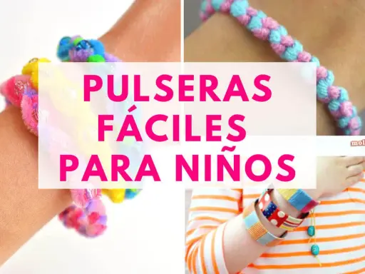 Ideas de pulseras coloridas y divertidas para niños.