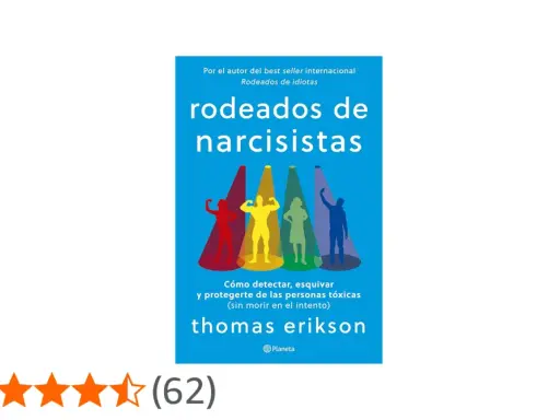 Portada del libro "Rodeados de narcisistas", con siluetas bajo focos, ilustrando la proyeccion narcisista.
