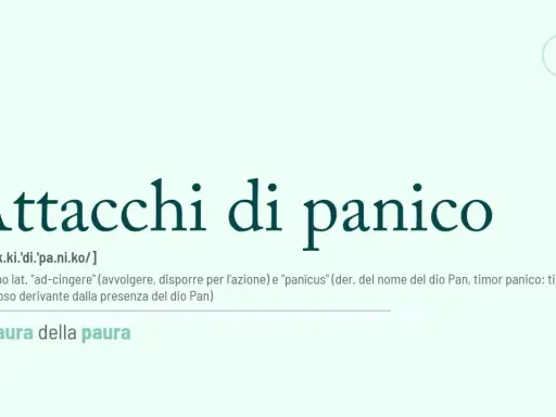 Attacchi di panico: la paura della paura, una sensazione di morte imminente che deriva dal dio Pan.