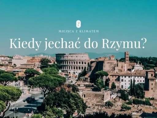 Koloseum i Forum Romanum w Rzymie. Idealna pogoda rzym sprzyja zwiedzaniu.