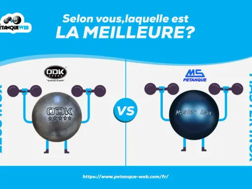 Comparaison de boules de pétanque : Zeus Inox ODK vs Master Inox MS. Quel matériel de pétanque préférez-vous ?