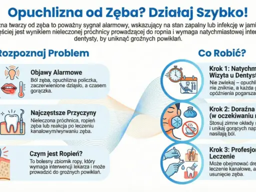 Spuchnięte dziąsło i policzek to sygnał alarmowy. Dowiedz się, jak rozpoznać problem i co robić, gdy pojawi się opuchlizna od zęba.