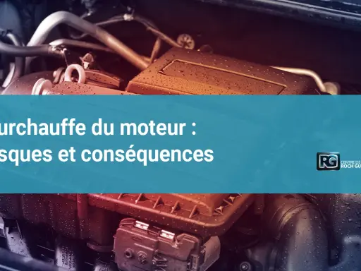 Gros plan sur un moteur de bateau inboard, évoquant le **refroidissement moteur bateau inboard** et les risques de surchauffe.