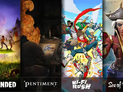 Piracka postać z Sea of Thieves, obok innych gier. Sprawdź wymagania Sea of Thieves, by wyruszyć na przygodę!
