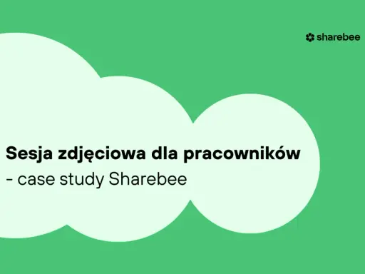Sesja zdjęciowa dla pracowników - case study Sharebee. Fotografia stockowa.
