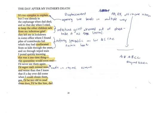 Appunti su "Il giorno dopo la morte di mio padre", con parafrasi e analisi dello schema delle rime. Il padre del ciel, dopo i perduti giorni, è qui interpretato.