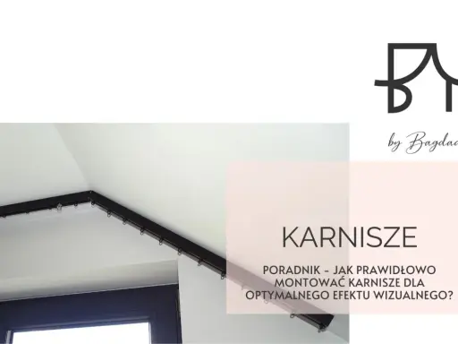 Poradnik: jak zamontować karnisz podwójny, by zasłony wyglądały idealnie. Elegancki system szyn sufitowych.