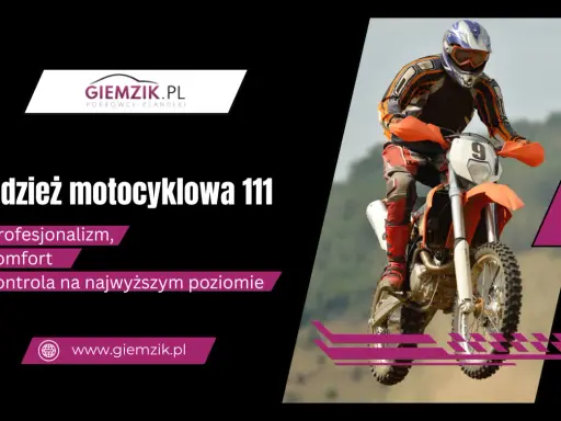 Odzież motocyklowa 111 – profesjonalizm, komfort i kontrola na najwyższym poziomie