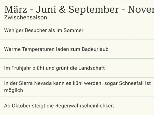 Malaga: März-Juni & Sept-Nov sind die malaga beste reisezeit. Weniger Besucher, warme Temperaturen, blühende Landschaften.