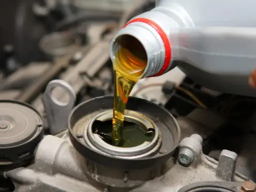 Wlewanie oleju do silnika Toyoty Yaris 1.0. Sprawdzanie, ile oleju do silnika jest potrzebne, to klucz do jego długowieczności.