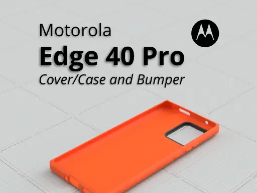 Pomarańczowe etui Motorola Edge 40 Pro, idealne do ochrony Twojego telefonu.