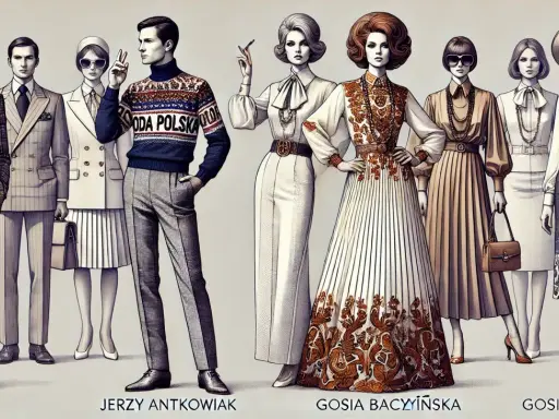 Elegancka kolekcja od **polskich projektantów mody**: Jerzy Antkowiak, Gosia Baczyńska i Gosia Bacińska prezentują stylowe kreacje.