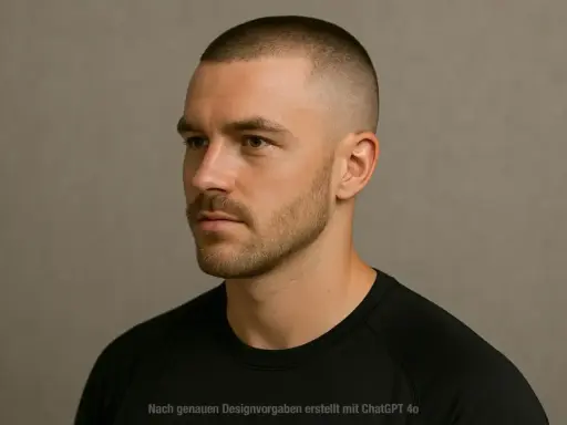 Ein Mann mit kurzer, gepflegter Frisur und Dreitagebart blickt nachdenklich zur Seite.