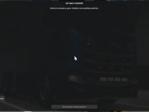 Mody do ETS2: ciemny Scania R730 czeka na szybką podróż. Wybierz cel i ruszaj w trasę!