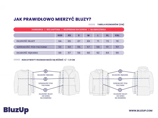 Idealne dopasowanie: Jak mierzyć bluzy krok po kroku?
