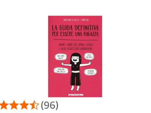 Copertina di "La Guida Definitiva per Essere una Ragazza", uno dei libri da leggere assolutamente moderni, con illustrazioni e recensioni.