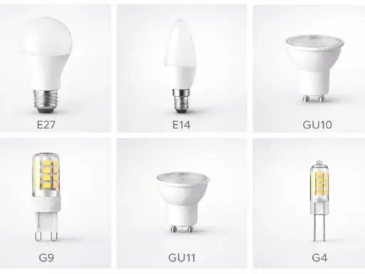 Różne rodzaje żarówek LED: E27, E14, GU10, G9, GU11, G4. Dowiedz się, ile lumenów ma żarówka, wybierając odpowiedni model.