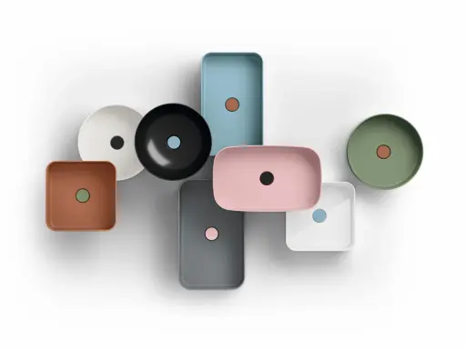 Lavabi di design in varie forme e colori. Valutare i lapitec pro e contro per scegliere il materiale ideale.