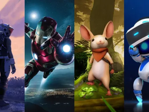 Astronauta, Iron Man, myszka i robot w goglach VR – cztery światy, które tworzą najlepsze gry na VR.