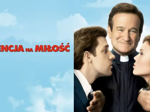 Licencja na miłość: Robin Williams jako ksiądz, który pomaga młodemu mężczyźnie zdobyć serce ukochanej.