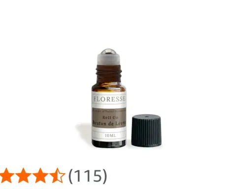 Flacon roll-on de synergie d'huiles essentielles pour le bouton de fièvre.