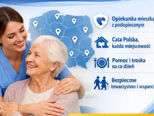 Szukasz informacji, jak uzyskać opiekę nad osobą starszą? Zobacz, jak zapewnić pomoc i troskę na co dzień, bezpieczne towarzystwo i wsparcie w całej Polsce.
