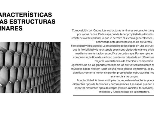 Estructura laminar con patrón de panal de abeja, un ejemplo de las 10 ejemplos de estructuras laminares, mostrando su ligereza y resistencia.