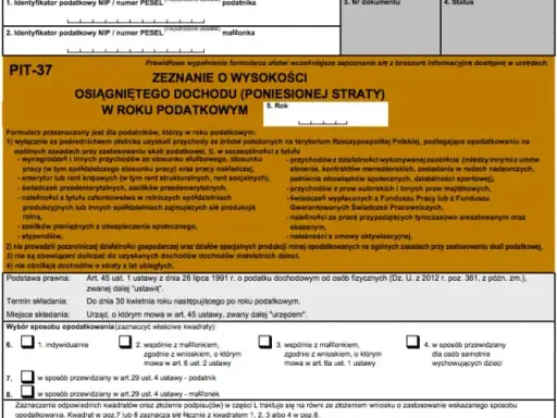 Umowa zlecenie: Jaki PIT wybrać? PIT-37 czy PIT-36? Sprawdź!