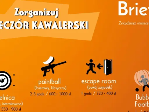 Pomysły na kawalerski: strzelnica, paintball, escape room, Bubble Football. Zorganizuj niezapomniany wieczór!