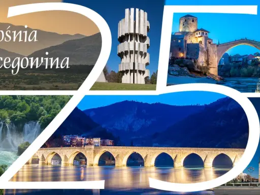 Bośnia i Hercegowina atrakcje: Mostar, wodospady Kravica, pomnik w Tjentište i cerkiew w Banja Luce.