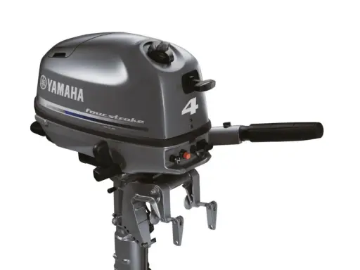 Moteur hors-bord Yamaha 4cv 4 temps, idéal pour les petites embarcations. Fiche technique complète disponible.