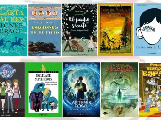 Colección de libros para niños de 11 años: aventuras, misterios y fantasía.