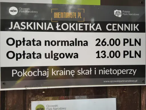 Cennik Jaskinia Łokietka: normalna 26 zł, ulgowa 13 zł. Odkryj krainę skał i nietoperzy w Ojcowskim Parku Narodowym.