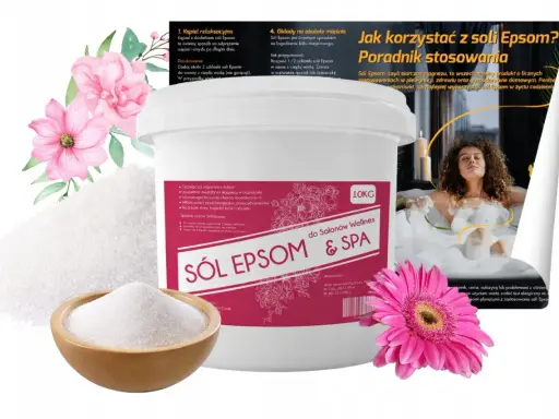 Sól Epsom, czyli siarczan magnezu, to wszechstronny produkt. Dowiedz się, jak stosować siarczan magnezu do kąpieli relaksacyjnych i okładów na obolałe mięśnie.