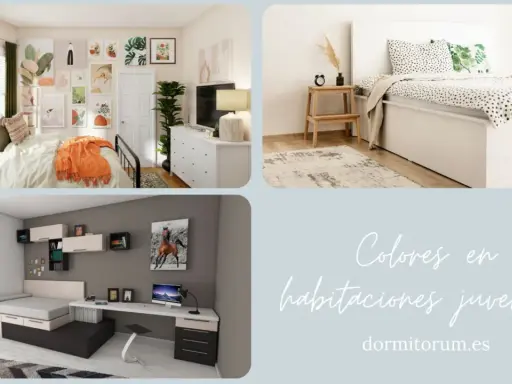 Inspiración para adolescentes pintar habitación juvenil: camas, escritorios y decoración moderna.