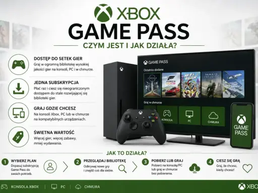 Xbox Game Pass: dostęp do setek gier, jedna subskrypcja, graj gdzie chcesz. Odkryj nowości i ciesz się grą!