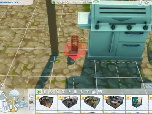 W grze The Sims 4, kod na edytowanie parceli pozwala na umieszczenie małej, drewnianej konstrukcji obok grilla.