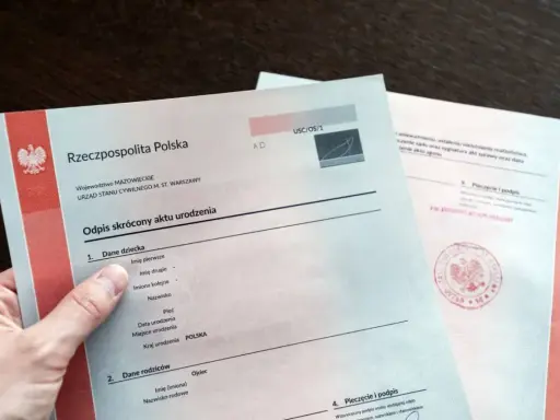 Odpis aktu urodzenia z USC. Tu znajdziesz dane, które pomogą Ci sprawdzić datę chrztu.