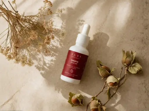 Olio viso YABE Rebirth con bakuchiol, un ingrediente naturale che serve a rigenerare, contrastare il tempo e illuminare la pelle.