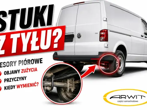 Stuki z tyłu? Sprawdź stan resory piórowe w swoim busie. Objawy zużycia, przyczyny i kiedy wymienić.