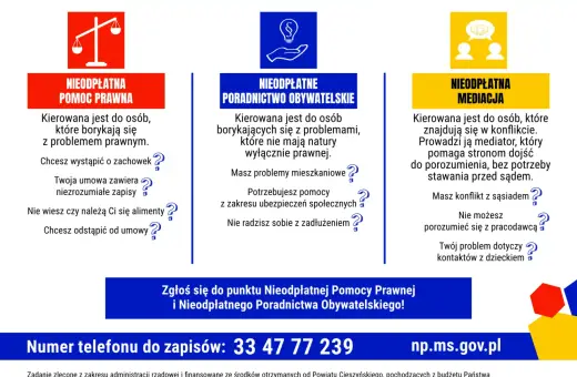 Pomoc prawna, obywatelska i mediacje dla osób w trudnej sytuacji życiowej. Bezpłatne wsparcie, gdy Twój stan cywilny wpływa na problemy prawne.