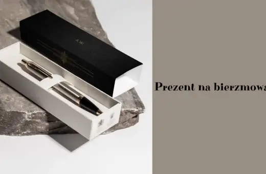 Eleganckie pióro w pudełku, idealny prezent na bierzmowanie.