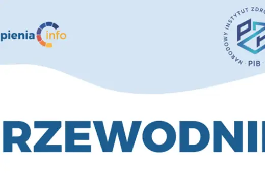 Przewodnik po szczepieniach noworodka. Logo "szczepienia.info" i Narodowego Instytutu Zdrowia Publicznego.