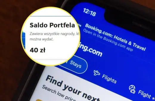 Saldo portfela 40 zł na Booking.com. To Twój booking cashback, który możesz wydać na kolejne podróże.