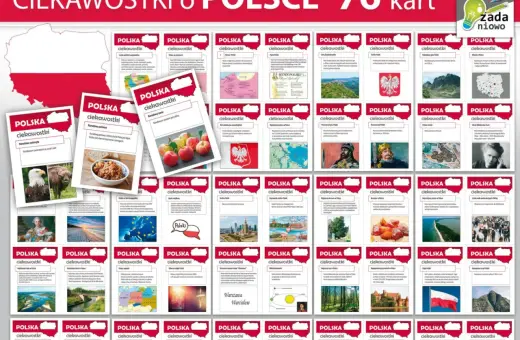 Ciekawostki o Polsce dla dzieci: orzeł bielik, bigos, jabłko, hymn, góry, miasta, jeziora, władcy i wiele innych fascynujących faktów.