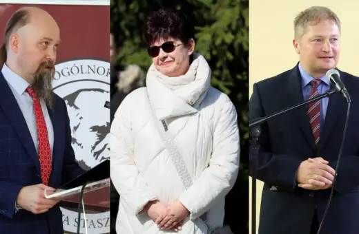 Trzech dyrektorów szkół, w tym dyrektor szkoły podstawowej, omawia kwestię: ile zarabia dyrektor szkoły podstawowej.