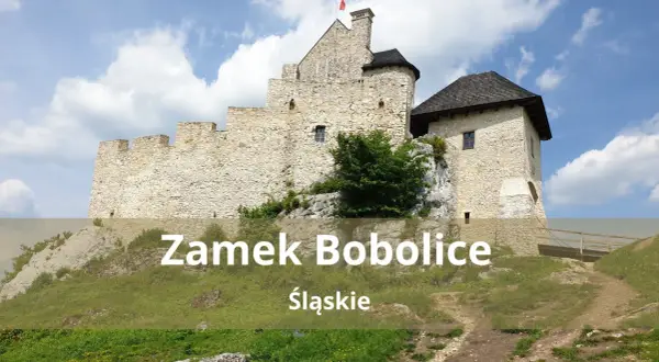 Kamienny zamek Bobolice, niczym z baśni, wznosi się na wapiennym wzgórzu.