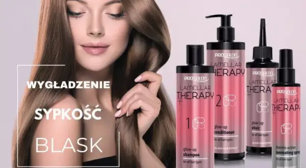 Woda lamelarna co to? Prosalon Lamellar Therapy dla wygładzenia, sypkości i blasku włosów.